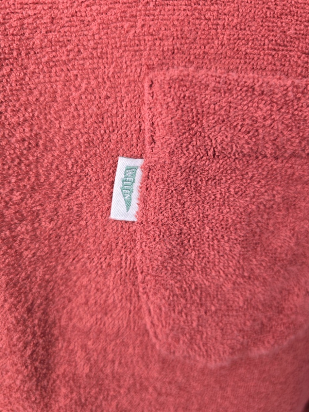 Wellen Terry Snap Shirt in Cochineal Rust - Men's XL - Picture 4 of 10